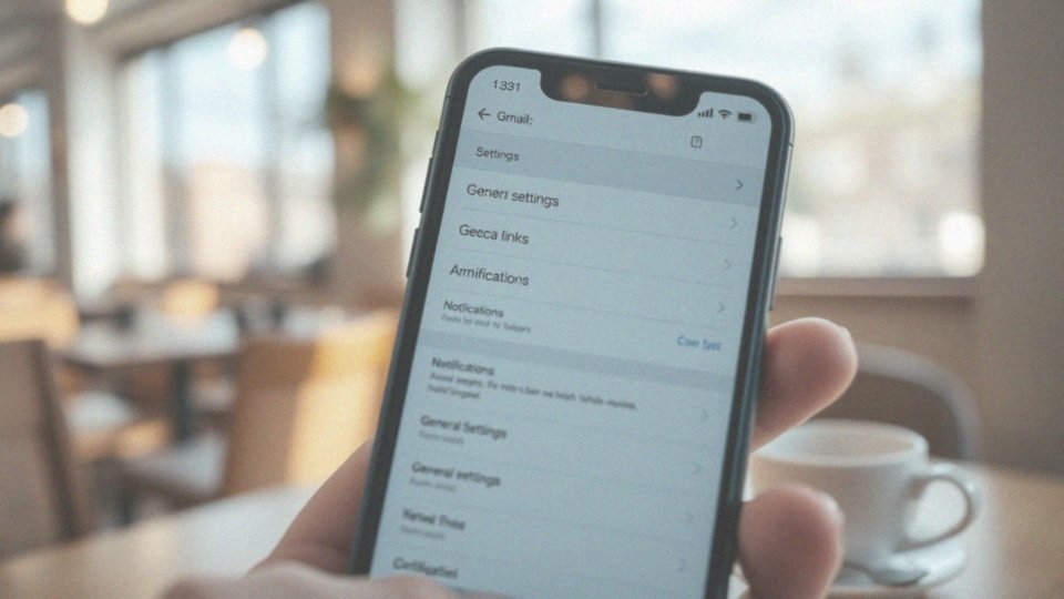 Jak sprawdzić ustawienia powiadomień w aplikacji Gmail?